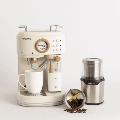 Create - Pack Thera Retro Pro Máquina de Café y Molino de Especias Create - Pack Thera Retro Pro Máquina de Café y Molino de Especias