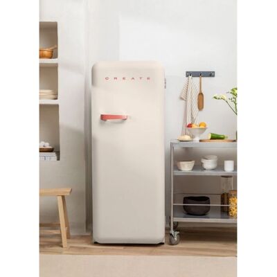 Create Fridge Retro 281L Terracota - Réfrigérateur - Publicité Create Fridge Retro 281L Terracota - Réfrigérateur - Publicité