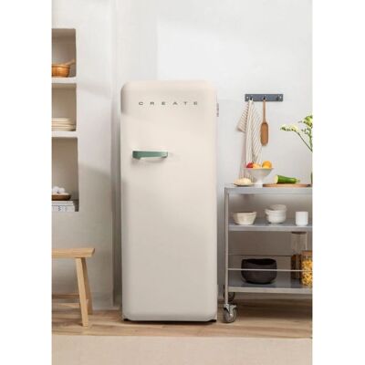CREATE FRIDGE RETRO 281L - Réfrigérateur - Blanc - Publicité CREATE FRIDGE RETRO 281L - Réfrigérateur - Blanc - Publicité