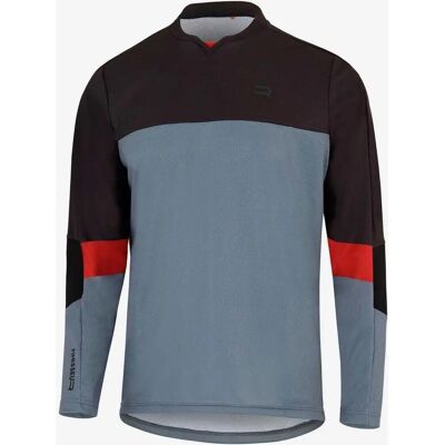 Maillot Finisseur Pro MTB Enduro Línea Gris Negro Manga Larga - Ropa de Ciclismo Maillot Finisseur Pro MTB Enduro Línea Gris Negro Manga Larga - Ropa de Ciclismo