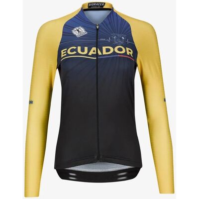 Maillot Bioracer Icon Ecuador Federation azul - Camiseta de manga larga Maillot Bioracer Icon Ecuador Federation azul - Camiseta de manga larga