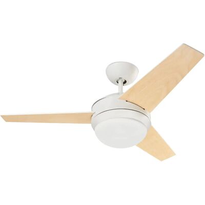 Ventilador de Techo Windy - Blanco con Aspas de Madera - Ventilador de Techo Ventilador de Techo Windy - Blanco con Aspas de Madera - Ventilador de Techo