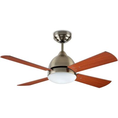 Ventilatore da soffitto Borneo - Patina teak - Pale reversibili - Silenzioso - Interni Ventilatore da soffitto Borneo - Patina teak - Pale reversibili - Silenzioso - Interni