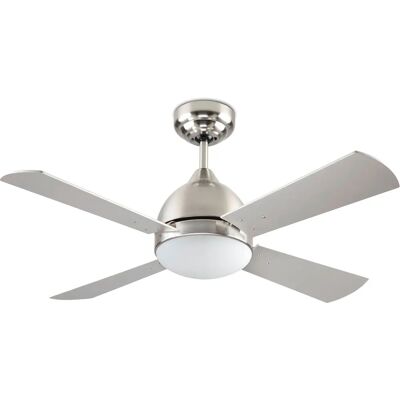Ventilatore Da Soffitto Borneo Nickel Satinato 4 Pale - Ventilatore da soffitto Ventilatore Da Soffitto Borneo Nickel Satinato 4 Pale - Ventilatore da soffitto