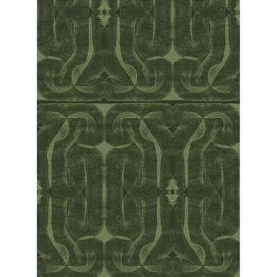 Coordonné - Infinity Strokes - Green - Wallpaper Coordonné - Infinity Strokes - Green - Wallpaper