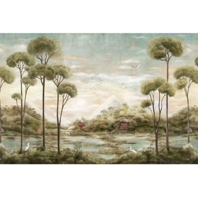 Coordonné Xi Hu Lake - Jade - Wandbild Coordonné Xi Hu Lake - Jade - Wandbild