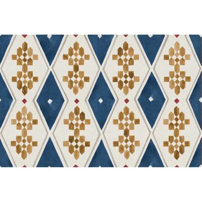 Coordonné Tapete Beldi Rugs - Ultramarine - Wallpaper Coordonné Tapete Beldi Rugs - Ultramarine - Wallpaper