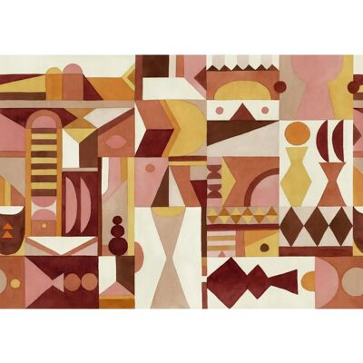Coordonné - Amasigh Pottery Bamboo - Rose - Wallpaper Coordonné - Amasigh Pottery Bamboo - Rose - Wallpaper