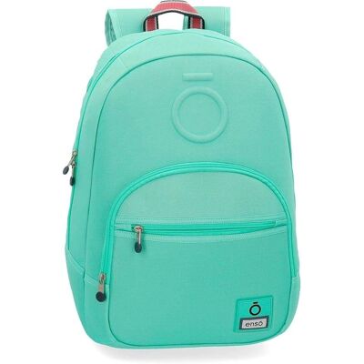 Enso Unisexe pour Enfants Sac à Dos - 32x46x15cm - Polyester, Vert, Casual - Sac à Dos Enso Unisexe pour Enfants Sac à Dos - 32x46x15cm - Polyester, Vert, Casual - Sac à Dos