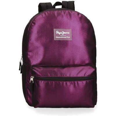 PEPE JEANS Lily Metallisk Lila Ryggsäck - Ryggsäck för Laptop PEPE JEANS Lily Metallisk Lila Ryggsäck - Ryggsäck för Laptop