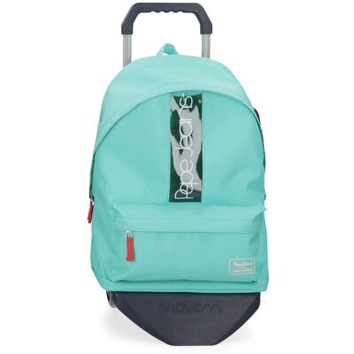 PEPE JEANS Darienne Zielony Trolley Plecak - Backpack with Trolley PEPE JEANS Darienne Zielony Trolley Plecak - Backpack with Trolley