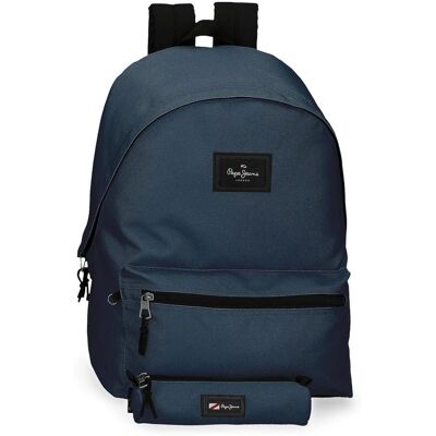 Sac à dos unisexe Pepe Jeans Bleu Marine - Décontracté - Polyester - Enfants Sac à dos unisexe Pepe Jeans Bleu Marine - Décontracté - Polyester - Enfants