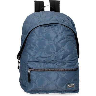 Mochila infantil unisex Pepe Jeans - Casual Poliéster - Azul Mochila infantil unisex Pepe Jeans - Casual Poliéster - Azul