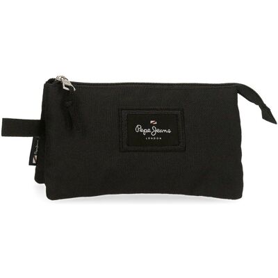 Trousse à crayons unisexe Pepe Jeans Aris - 22x12x5cm - Décontracté Trousse à crayons unisexe Pepe Jeans Aris - 22x12x5cm - Décontracté