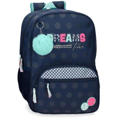 Mochila Unisex Infantil Movom - 38cm Marino Casual Poliéster Mochila Unisex Infantil Movom - 38cm Marino Casual Poliéster