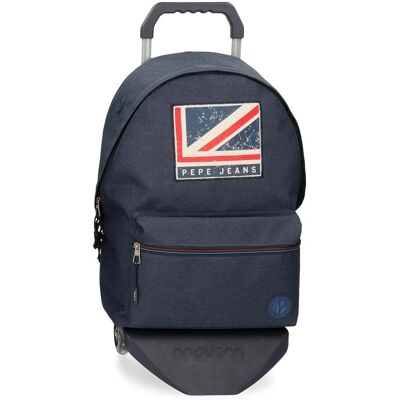 Unisex barnryggsäck Pepe Jeans - Casual Polyester Navy 64624T1 Unisex barnryggsäck Pepe Jeans - Casual Polyester Navy 64624T1