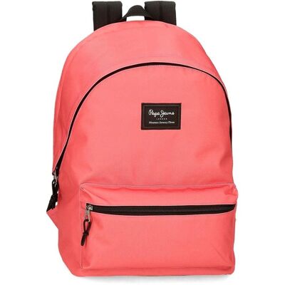 Pepe Jeans Unisex Kolorowy Koralowy Plecak - Casual Pepe Jeans Unisex Kolorowy Koralowy Plecak - Casual