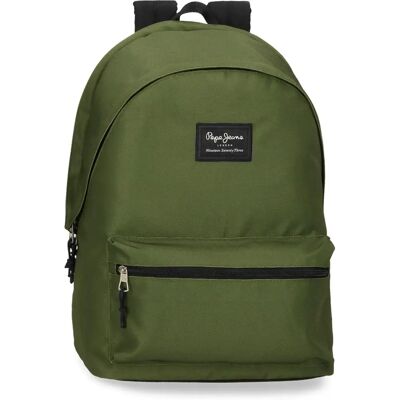 Plecak dziecięcy Pepe Jeans - Laptop, USB, Zielony, Poliester Plecak dziecięcy Pepe Jeans - Laptop, USB, Zielony, Poliester