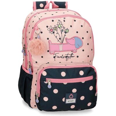 Sac à Dos Rose Enso pour Fille - Casual Polyester Sac à Dos Rose Enso pour Fille - Casual Polyester