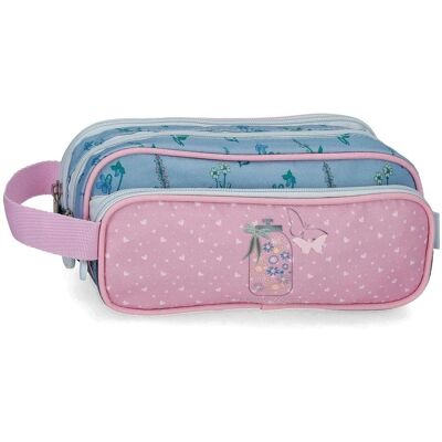 Enso Pochette à trois fermetures éclair rose - Pochette Enso Pochette à trois fermetures éclair rose - Pochette