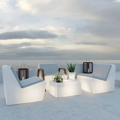 Silla de jardín Tarida de Newgarden con luz LED RGB - Muebles de exterior Silla de jardín Tarida de Newgarden con luz LED RGB - Muebles de exterior