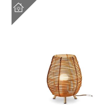 Lampada da Tavolo Bossa in Fibre Naturali - Decorazione Esterni Lampada da Tavolo Bossa in Fibre Naturali - Decorazione Esterni