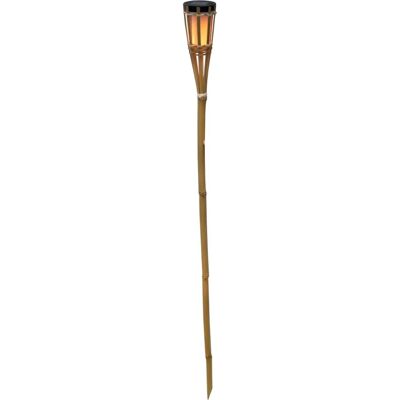 Hiama Solar Flame in Bamboo - Luz de Jardín IP44 Hiama Solar Flame in Bamboo - Luz de Jardín IP44