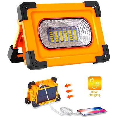 Valdi Projecteur LED Solaire - Portable 30W, 2700 Lumens Valdi Projecteur LED Solaire - Portable 30W, 2700 Lumens