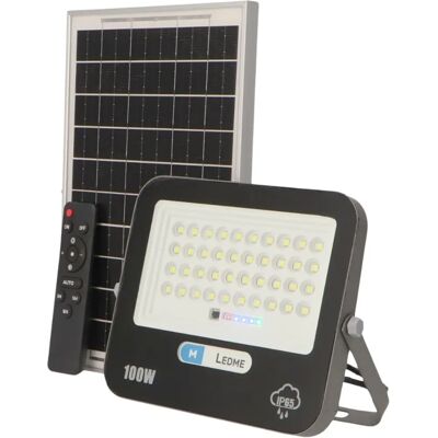 IluminaShop Milan 100W 6000K Projecteur Solaire LED - Éclairage Extérieur - Publicité IluminaShop Milan 100W 6000K Projecteur Solaire LED - Éclairage Extérieur - Publicité