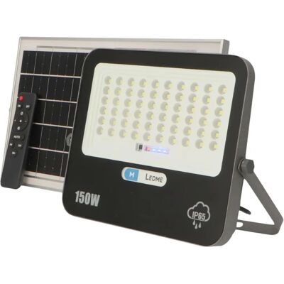 Iluminashop 150W Projecteur Solaire - Résistant, Capteur Iluminashop 150W Projecteur Solaire - Résistant, Capteur