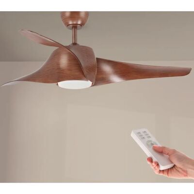 LEDME Ventilateur de plafond Fanton 127cm avec lumière - Silencieux LEDME Ventilateur de plafond Fanton 127cm avec lumière - Silencieux
