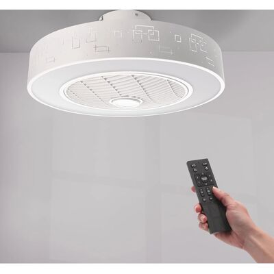 Ventilatore a soffitto Led Plus Sticks ILUMINASHOP - Controllo remoto & App Ventilatore a soffitto Led Plus Sticks ILUMINASHOP - Controllo remoto & App