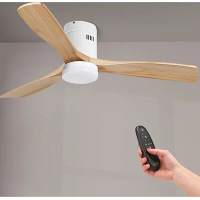 IluminaShop Ventilateur de Plafond LED 58W Blanc Chêne - Ventilateur de plafond IluminaShop Ventilateur de Plafond LED 58W Blanc Chêne - Ventilateur de plafond
