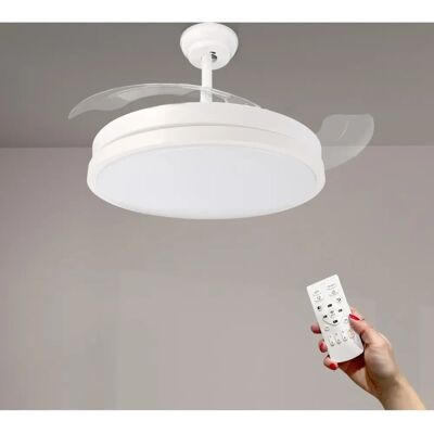 Ventilatore a soffitto Herben 68W - Telecomando, Silenzioso, 6 Velocità, Pale Retrattili Ventilatore a soffitto Herben 68W - Telecomando, Silenzioso, 6 Velocità, Pale Retrattili