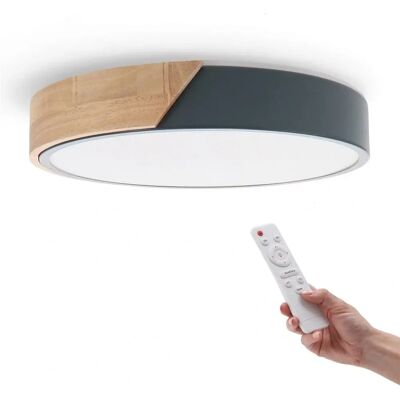 Iluminashop - LED Circular 24W - Legno - Plafon Iluminashop - LED Circular 24W - Legno - Plafon