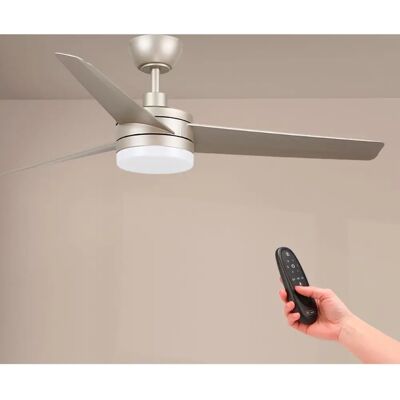 Iluminashop - Ventilatore a soffitto LED Grigio 24W Telecomando Estate/Inverno Iluminashop - Ventilatore a soffitto LED Grigio 24W Telecomando Estate/Inverno