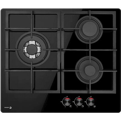 Fagor 3CFI-3GLSPA - Negro - Placa de gas Fagor 3CFI-3GLSPA - Negro - Placa de gas