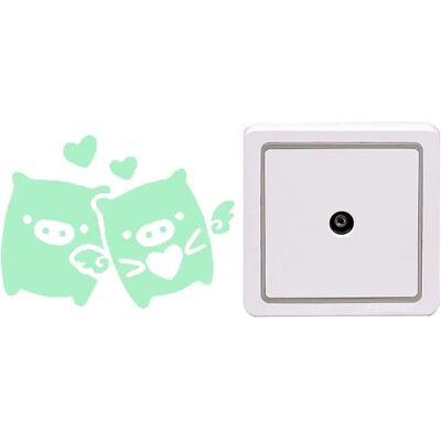 NACNIC - Spiderman Glow Sticker - 10x10 cm - Wall Decal NACNIC - Spiderman Glow Sticker - 10x10 cm - Wall Decal