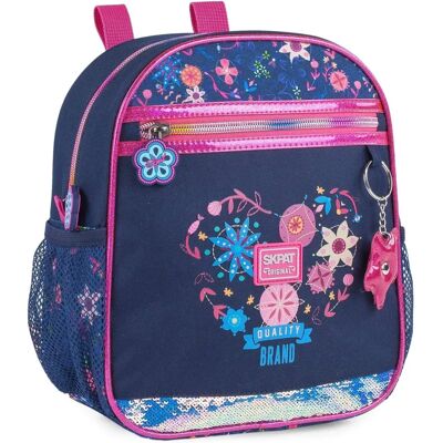 Sac à Dos Floral Marine Skpat - Sac à Dos Sac à Dos Floral Marine Skpat - Sac à Dos