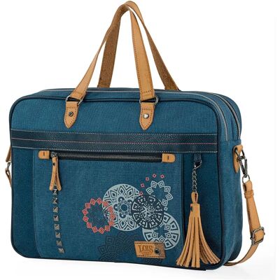 Portafolios Lois Mujer Azul - Bolsa para Laptop - Casual Polyester Portafolios Lois Mujer Azul - Bolsa para Laptop - Casual Polyester