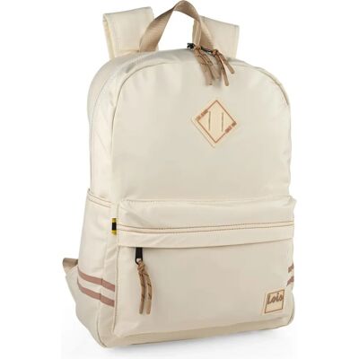 Mochila Casual Beige Lois Jeans - Mochila Mochila Casual Beige Lois Jeans - Mochila