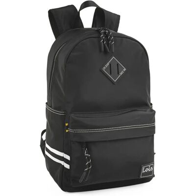 Sac à dos Lois Noir Extensible - Casual Polyester - Publicité Sac à dos Lois Noir Extensible - Casual Polyester - Publicité
