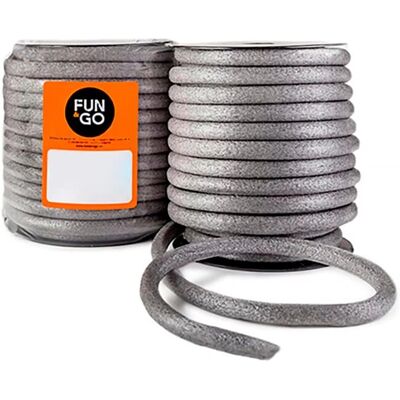 Fun&Go Verzegelaar - 25mm Durchmesser - 10m Länge - Grau Fun&Go Verzegelaar - 25mm Durchmesser - 10m Länge - Grau