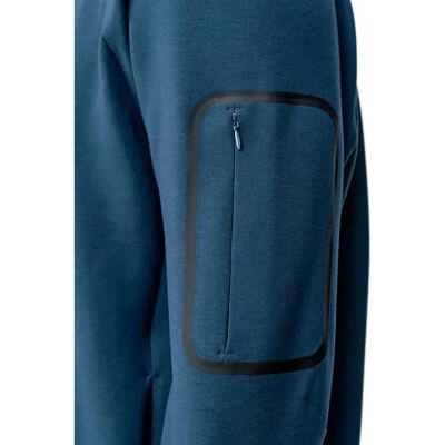 Born Living Yoga Amur Navy Blue Hoodie - Sports Sweatshirt Born Living Yoga Amur Navy Blue Hoodie - Sports Sweatshirt