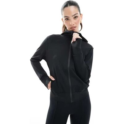 Born Living Yoga Airla Veste Noire Légère - Sport - Publicité Born Living Yoga Airla Veste Noire Légère - Sport - Publicité