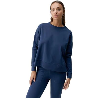 Born Living Yoga Daba Sweatshirt - Sailor Blue - Oversized - Sweatshirt Born Living Yoga Daba Sweatshirt - Sailor Blue - Oversized - Sweatshirt
