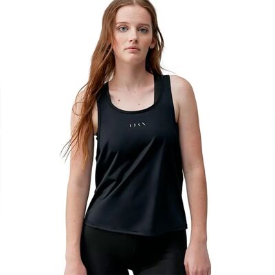 Born Living Yoga Top sin mangas en negro y blanco - Camiseta Born Living Yoga Top sin mangas en negro y blanco - Camiseta