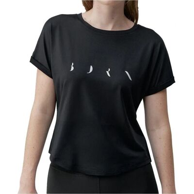 Camiseta Azami Negra de Yoga Born Living Yoga Camiseta Azami Negra de Yoga Born Living Yoga