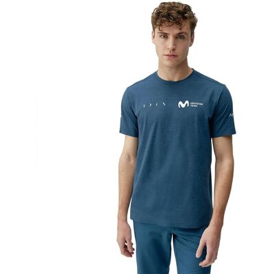 Born Living Yoga Movistar Team Navy Blue T-Shirt - XL Born Living Yoga Movistar Team Navy Blue T-Shirt - XL