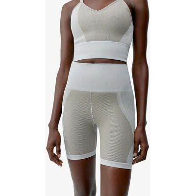 Born Living Yoga Malia Beige Hochgeschnittene Shorts - Kleidung Born Living Yoga Malia Beige Hochgeschnittene Shorts - Kleidung